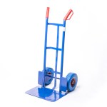 עגלת סבלים פלדה גלגלים מלאים