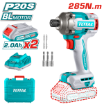 מברגת אימפקט TOTAL P20S BL