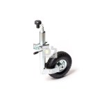 רגל חניה לעגלה 225 ק"ג גלגל אויר דגם SW ידית עליונה כולל חיבור חבק