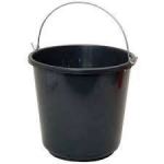 דלי שחור לבניין 10 ליטר